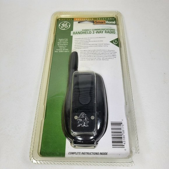 GE Handheld 2-Way Radio Wireless 2-Mile 14 FRS Channel Smart Home Solutions - Picture 4 of 5
